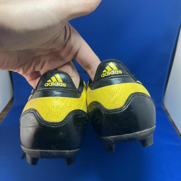 Adidas F10 Adizero FG 2010 Yellow Black Football Boots Cleats Size US 12 - Picture 7 of 8